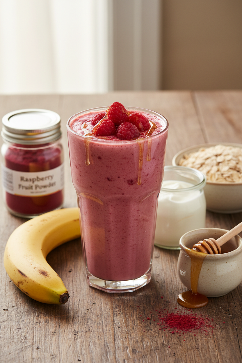 Raspberry Breakfast Shake